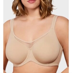 Shecurve Plus Size Cooling Full Coverage Underwire Minimizing Bra Size 44F Women